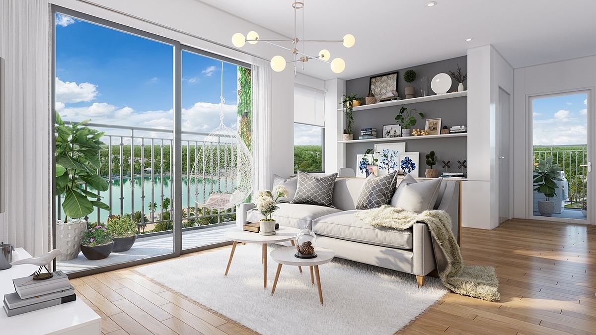 Căn hộ dự án Imperia Smart City thiết kế tối ưu diện tích, hòa hợp với thiên nhiên.