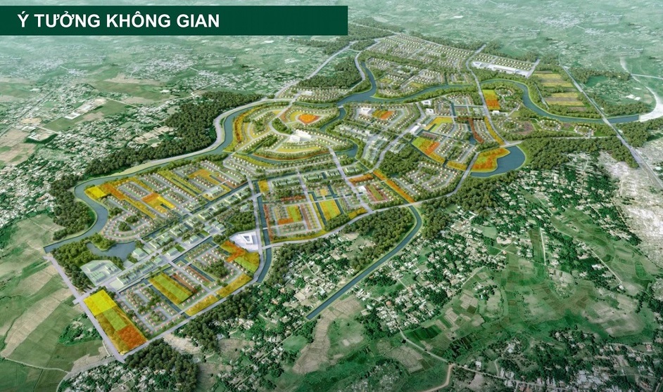 Phối cảnh dự án Công viên nông nghiệp công nghệ cao Điện Hòa.