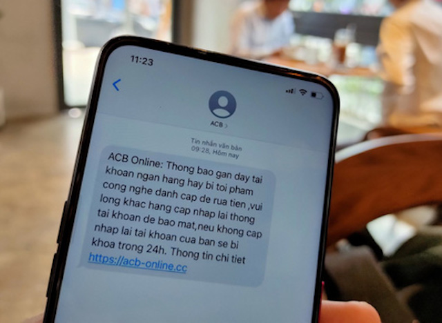 Tình trạng người dùng nhận được tin nhắn Brandname mạo danh ngân hàng lừa đảo vẫn diễn ra phổ biến