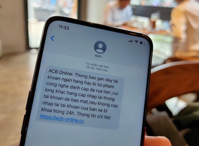 Tình trạng người dùng nhận được tin nhắn Brandname mạo danh ngân hàng lừa đảo vẫn diễn ra phổ biến