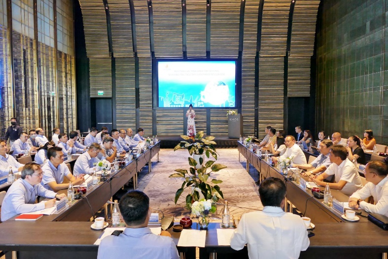 Toàn cảnh Hội thảo về tình hình thị trường và công tác tiêu thụ sản phẩm hạt nhựa PP của BSR.