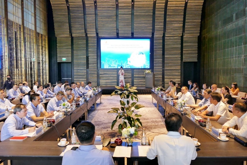 Toàn cảnh Hội thảo về tình hình thị trường và công tác tiêu thụ sản phẩm hạt nhựa PP của BSR.