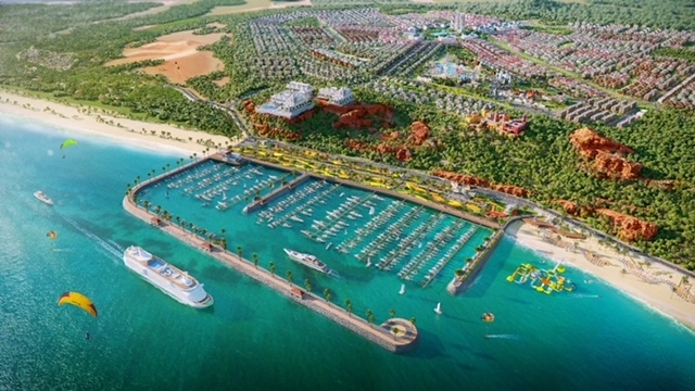 Hình phối cảnh dự án NovaWorld Mui Ne – Marina City.