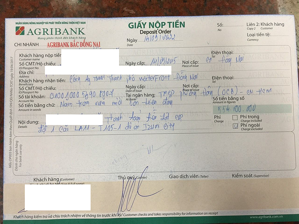 Thông qua Công ty con, Nam Long Group thu tiền hàng trăm triệu của khách hàng tại dự án “ma” Izumi City.