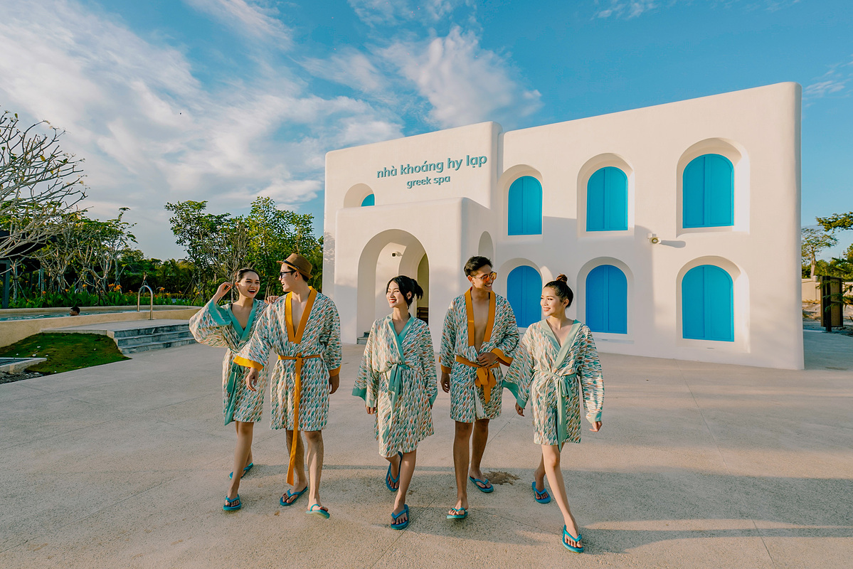 Nhiều du khách yêu mến Hồ Tràm bởi khí hậu trong lành và điều kiện tự nhiên lý tưởng nơi đây. Hình ảnh tại khu nghỉ dưỡng Minera Hot Springs Binh Chau.