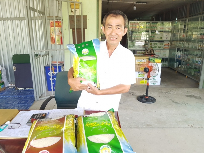 HTX lúa gạo Tân Long sản xuất gạo sạch phục vụ xuất khẩu.