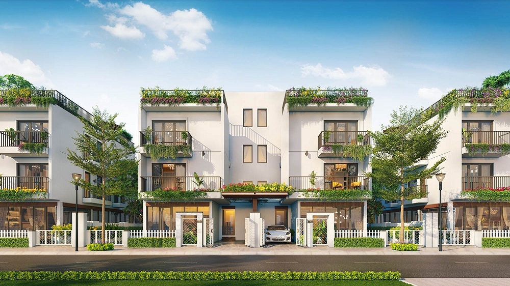 Không gian sống trong lành, hiện đại (Minh họa: dự án Vlasta – Sầm Sơn).