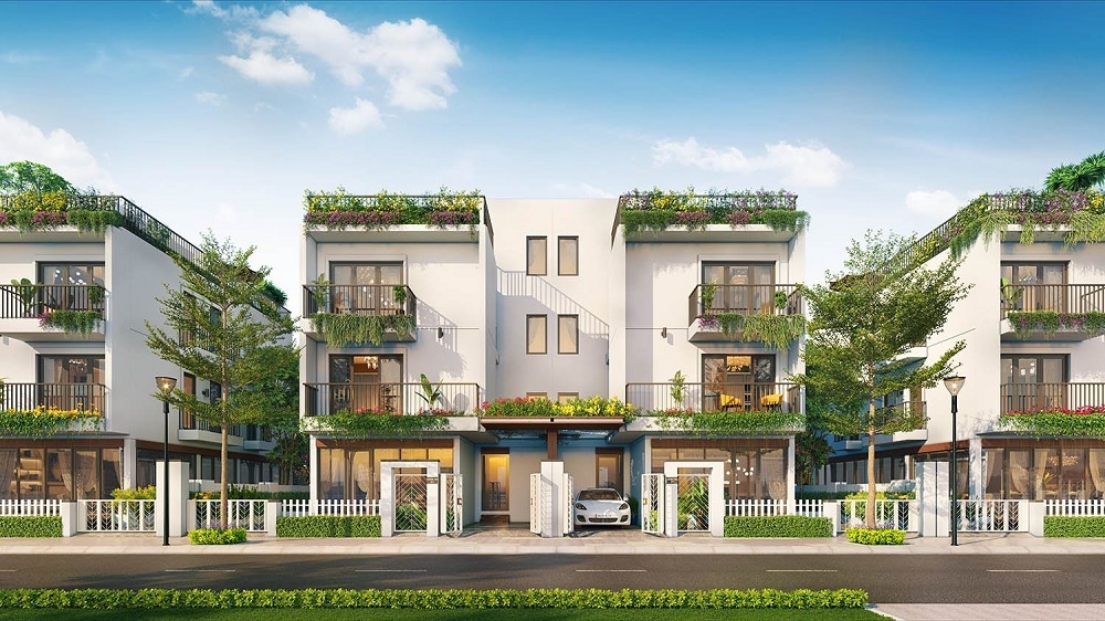 Không gian sống trong lành, hiện đại (Minh họa: dự án Vlasta – Sầm Sơn).