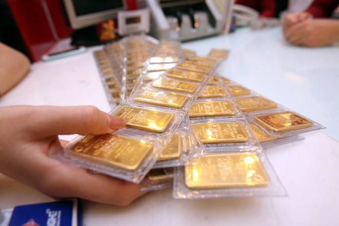 Cùng chiều thế giới, giá vàng trong nước điều chỉnh tăng, giao dịch quanh 67 triệu đồng/lượng (Ảnh: Int)