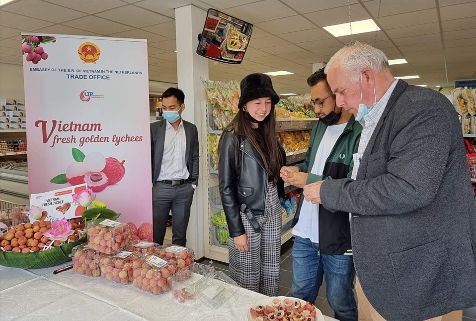 Nông sản Việt đã có mặt tại siêu thị Hà Lan nhưng số lượng còn nhỏ và chủ yếu là hàng tươi.