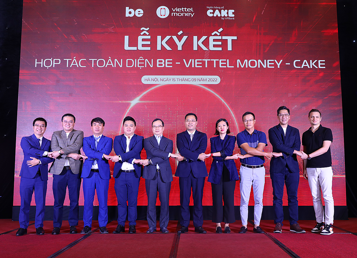 Viettel Money hợp tác chiến lược với Ngân hàng số Cake by VPBank và Nền tảng đa dịch vụ Be.