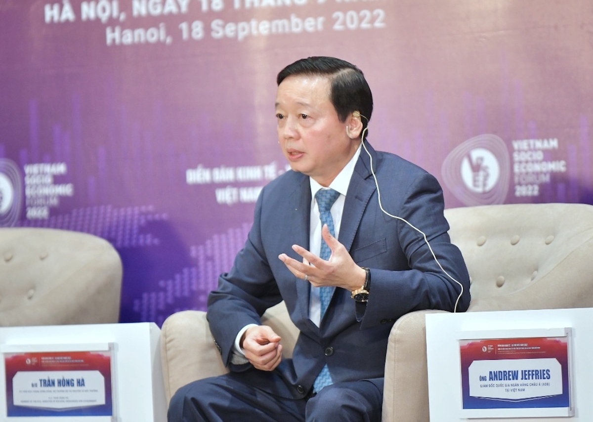 Bộ trưởng Bộ TN&MT Trần Hồng Hà.