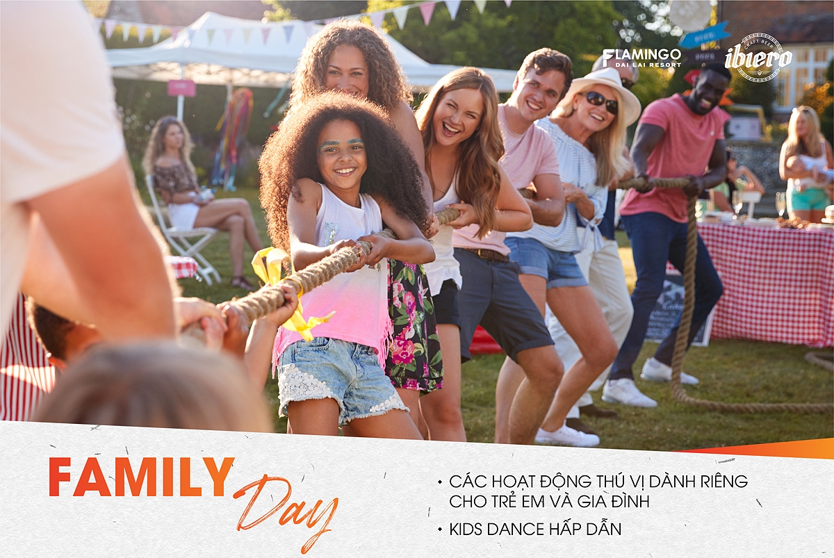 Nhiều hoạt động, trò chơi hấp dẫn dành riêng cho trẻ em và gia đình tại OktoberFest Flamingo Dai Lai Resort 2022.