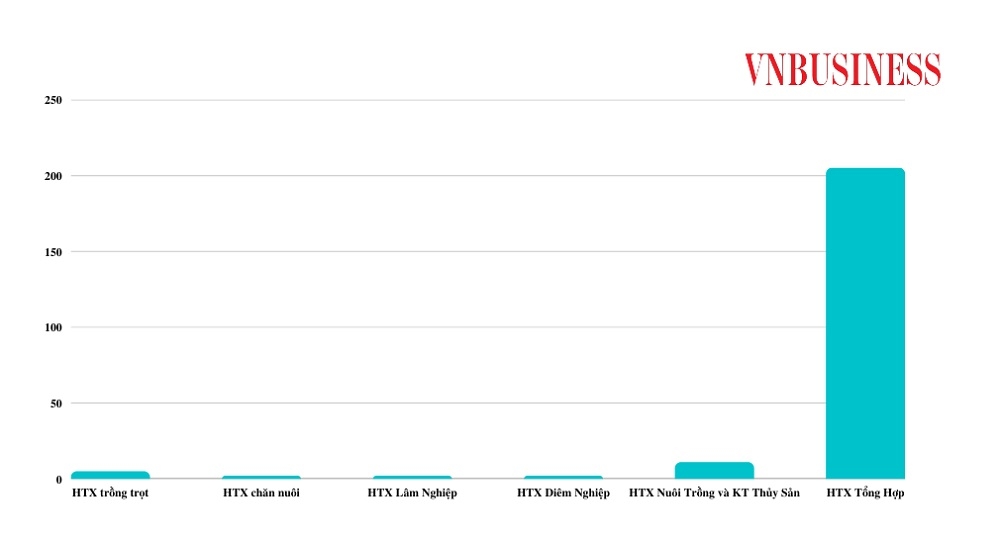 Quảng Ngãi có 227 HTX Nông nghiệp và 205 HTX Tổng Hợp.