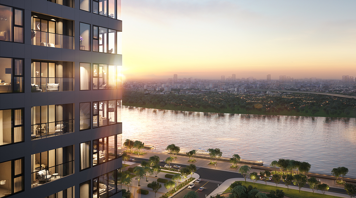 Tầm nhìn “triệu đô” của dự án. Ảnh phối cảnh.