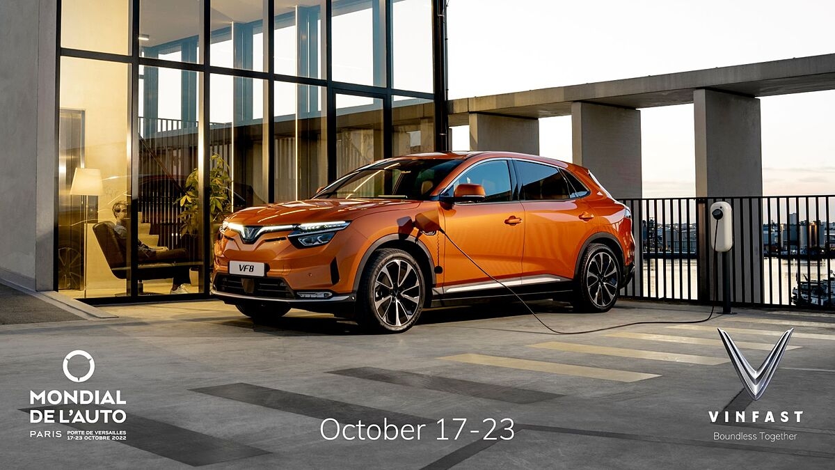VinFast trở lại Paris Motor Show với chiến lược thuần điện, chính thức ra mắt 4 mẫu xe điện tại thị trường Pháp.