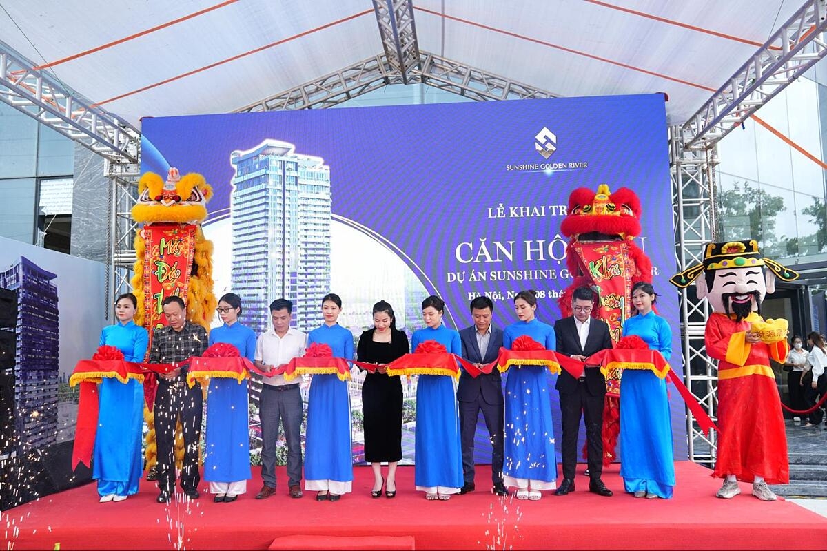 Nhà mẫu Sunshine Golden River chính thức được khai trương và giới thiệu tới khách hàng.