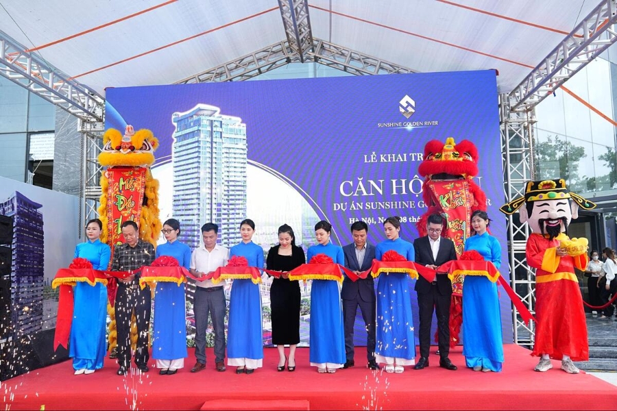 Nhà mẫu Sunshine Golden River chính thức được khai trương và giới thiệu tới khách hàng.