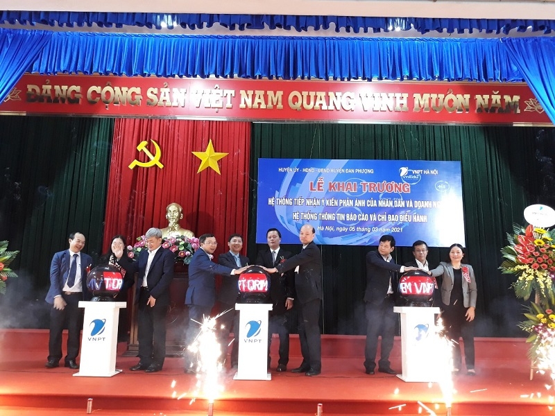 Đan Phượng đẩy mạnh xây dựng chính quyền điện tử và chuyển đổi số