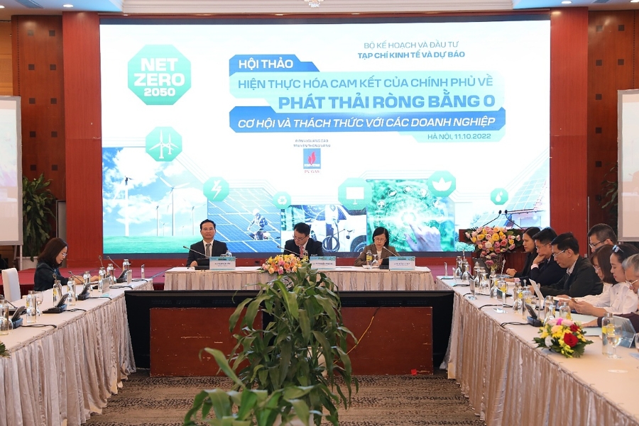 Tạp chí Kinh tế và Dự báo, Bộ Kế hoạch và Đầu tư phối hợp với các cơ quan liên quan tổ chức Hội thảo: “Hiện thực hóa cam kết của Chính phủ về phát thải ròng bằng 0: Cơ hội và thách thức với các doanh nghiệp”.