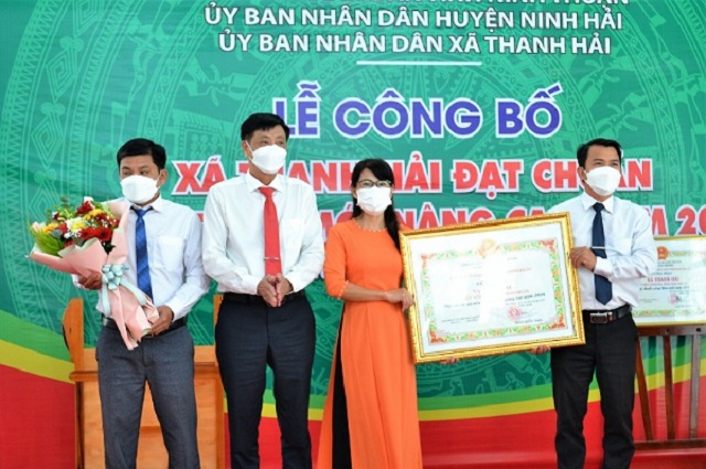 Các xã của huyện Ninh Hải tiếp tục triển khai nhiều giải pháp nhằm giữ vững và nâng cao chất lượng, hiệu quả các tiêu chí huyện NTM.