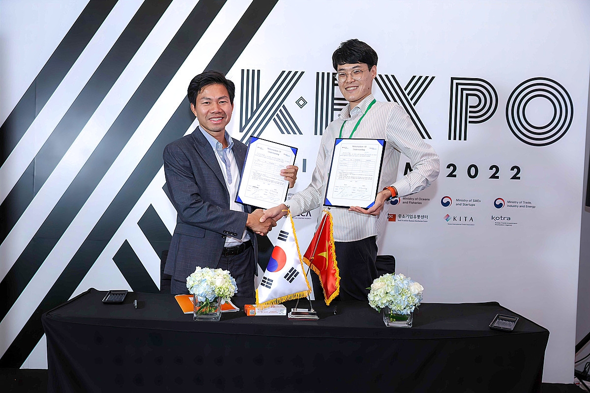 Các thỏa thuận được ký kết tại K-EXPO Vietnam 2022.
