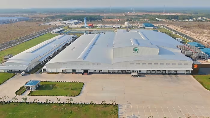 Nhà máy chế biến thịt gà lớn nhất Đông Nam Á của Tập đoàn CP được đặt tại Việt Nam.