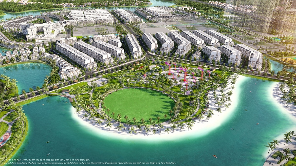 The Manhattan là phân khu ôm trọn đại công viên Grand Park 36ha quy mô hàng đầu Đông Nam Á.