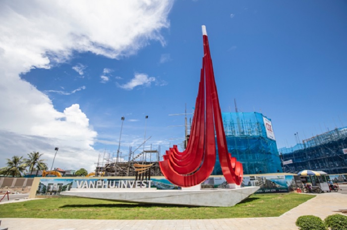 Ảnh: Công trường dự án Vlasta - Sầm Sơn.