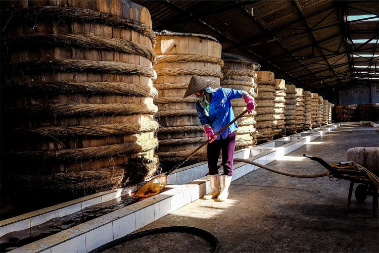 HTX sản xuất nước mắm truyền thống là thế mạnh đặc trưng của Việt Nam nhưng chưa được phát huy.