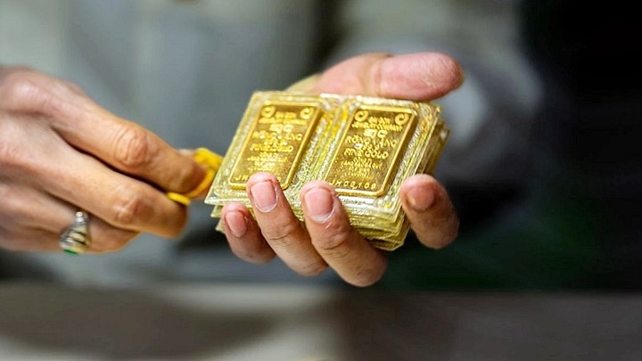 Vàng SJC đang giao dịch trên 67,5 triệu đồng/lượng. (Ảnh: Int)