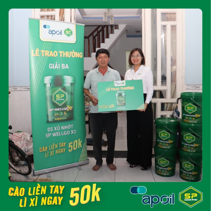 Một khách hàng may mắn ngụ tại TPHCM trúng giải 3.