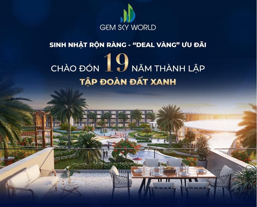 Mừng sinh nhật 19 năm, Tập đoàn Đất Xanh đưa ra nhiều ưu đãi “hâm nóng” thị trường dịp cuối năm.