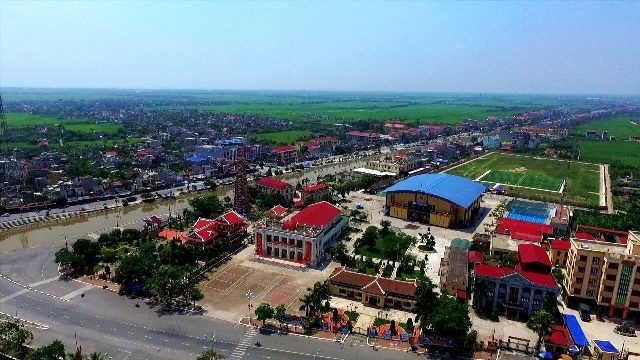 Mục tiêu xây dựng NTM ở Nam Định theo hướng văn minh, hiện đại gắn với đô thị hóa.