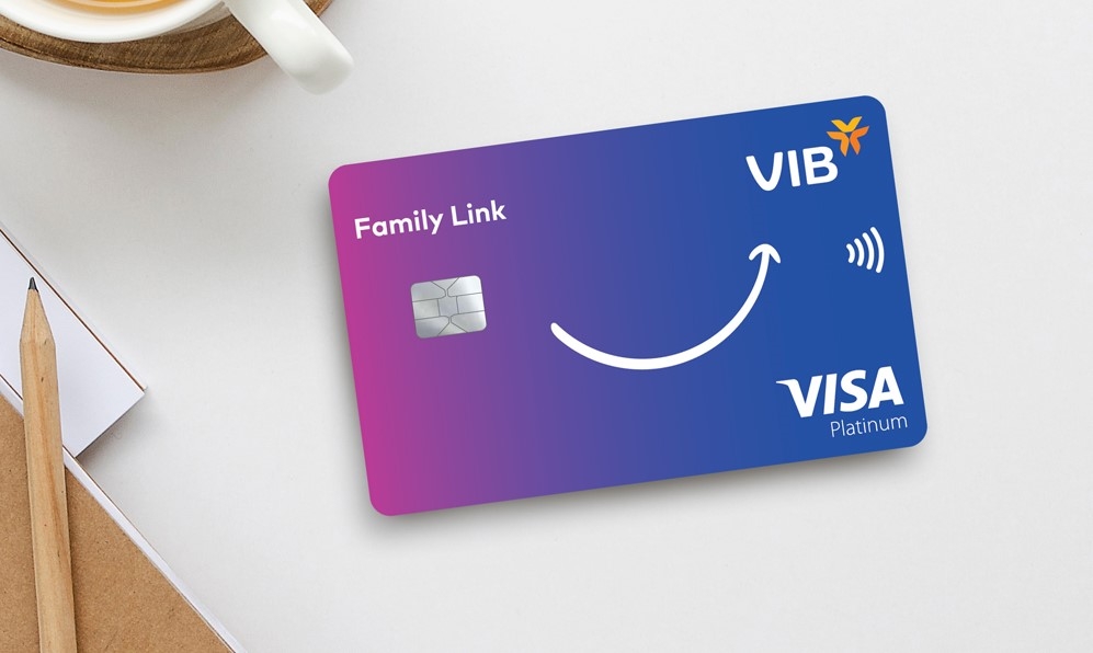 Thẻ tín dụng VIB Family Link.