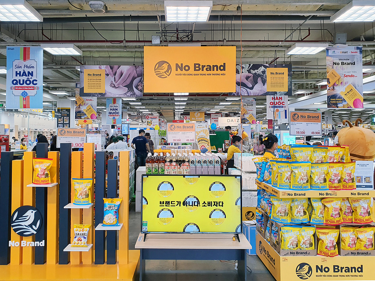 No Brand nhận được sự yêu thích từ khách hàng nhờ tập trung vào yếu tố sản phẩm chất lượng và giá rẻ.