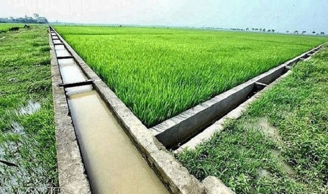 Các công trình thủy lợi giúp người dân phát triển kinh tế và chung sức cùng địa phương thực hiện mục tiêu giảm nghèo.