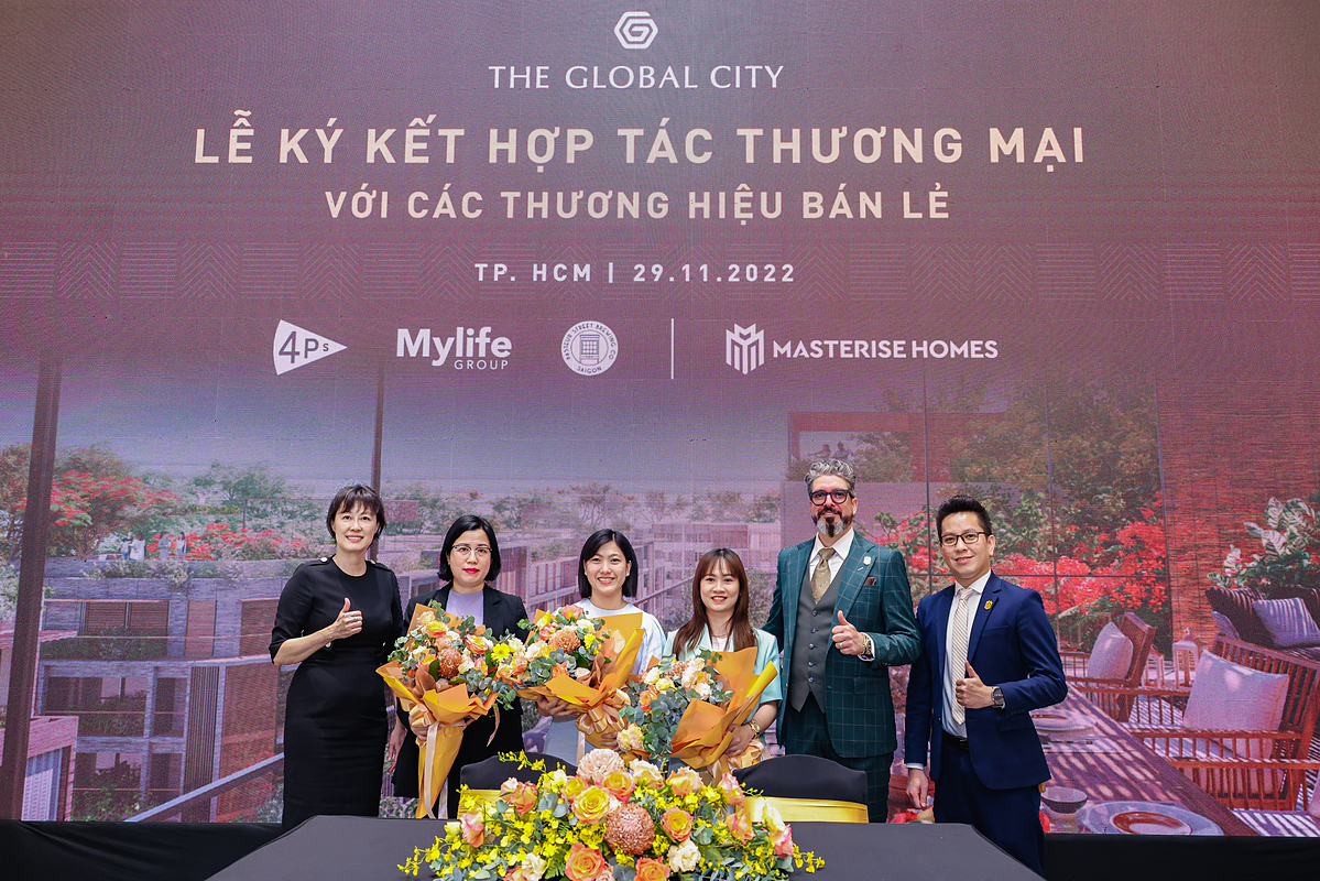 Masterise Homes ký kết hợp tác cùng các thương hiệu F&B nổi tiếng vào sáng cùng ngày, các thương hiệu sẽ có mặt tại The Global City trong thời gian tới.