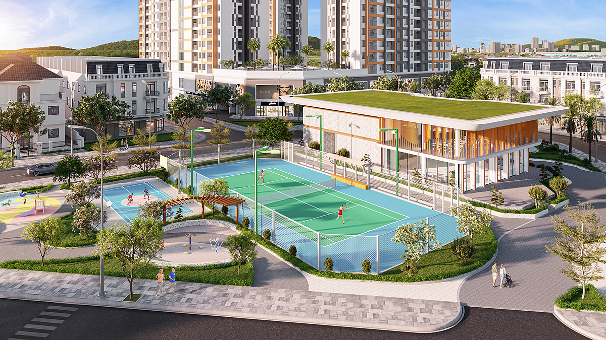 Hệ tiện ích đáp ứng trọn vẹn nhu cầu sống của cư dân tại 9X Quy Nhơn. Ảnh phối cảnh: Hưng Thịnh Land