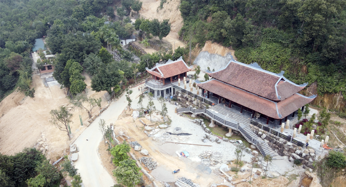 Công trình xây dựng tại thôn 7 Tiến Xuân.