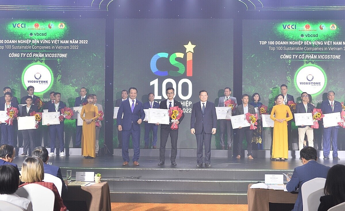 Vicostone – Đơn vị thành viên khối Công nghiệp của Tập đoàn lần thứ 7 liên tiếp được vinh danh trong bảng xếp hạng.