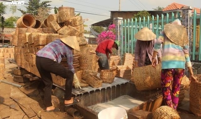 Các HTX đã tận dụng cây lục bình, tạo ra sản phẩm hàng hóa chất lượng cao nhằm tăng thu nhập, ổn định cuộc sống, thực hiện mục tiêu xóa đói, giảm nghèo tại địa phương.