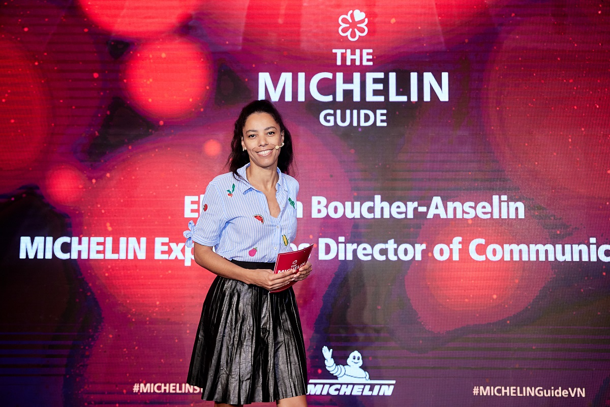 Bà Elisabeth Boucher-Anselin Giám đốc Truyền thông Michelin Experiences.
