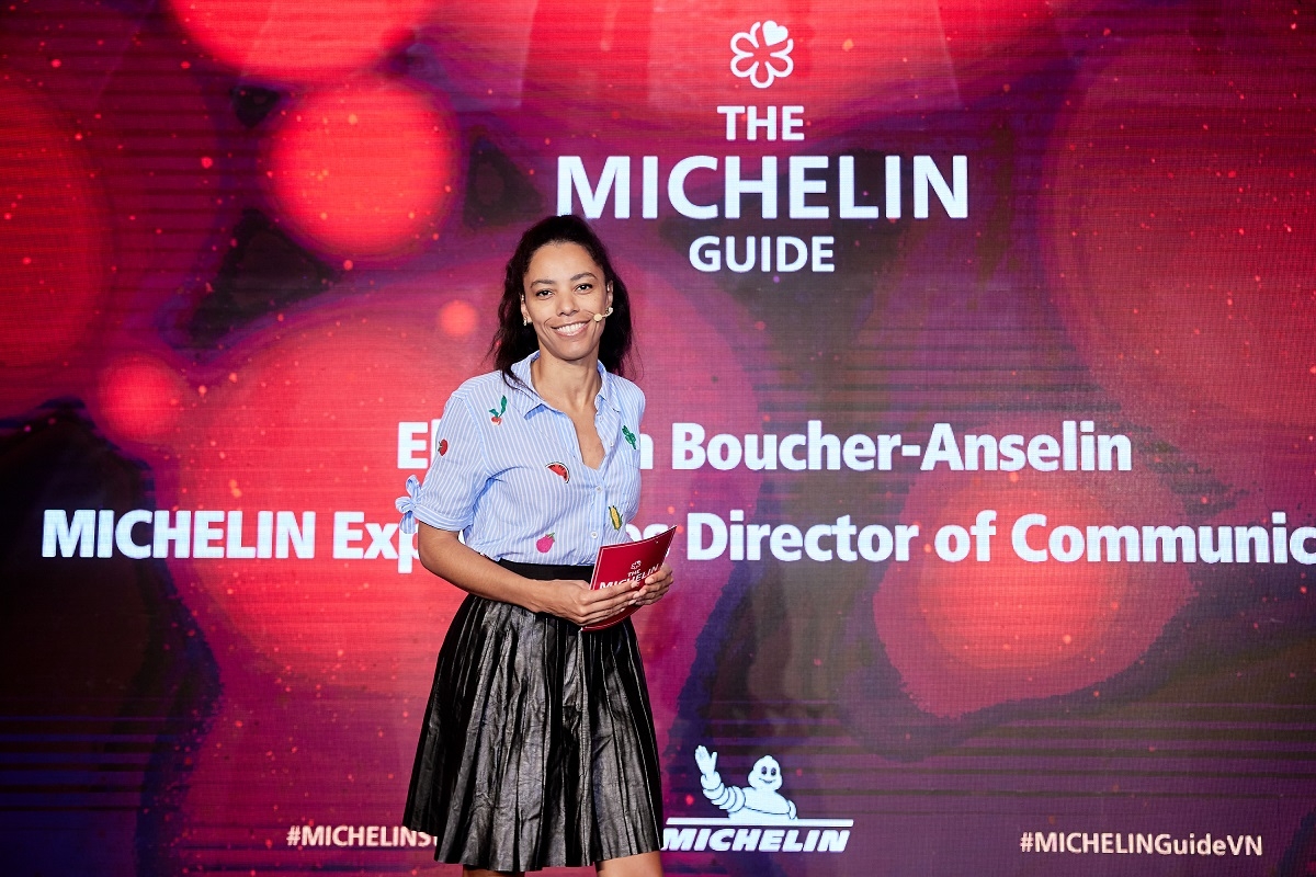 Bà Elisabeth Boucher-Anselin Giám đốc Truyền thông Michelin Experiences.