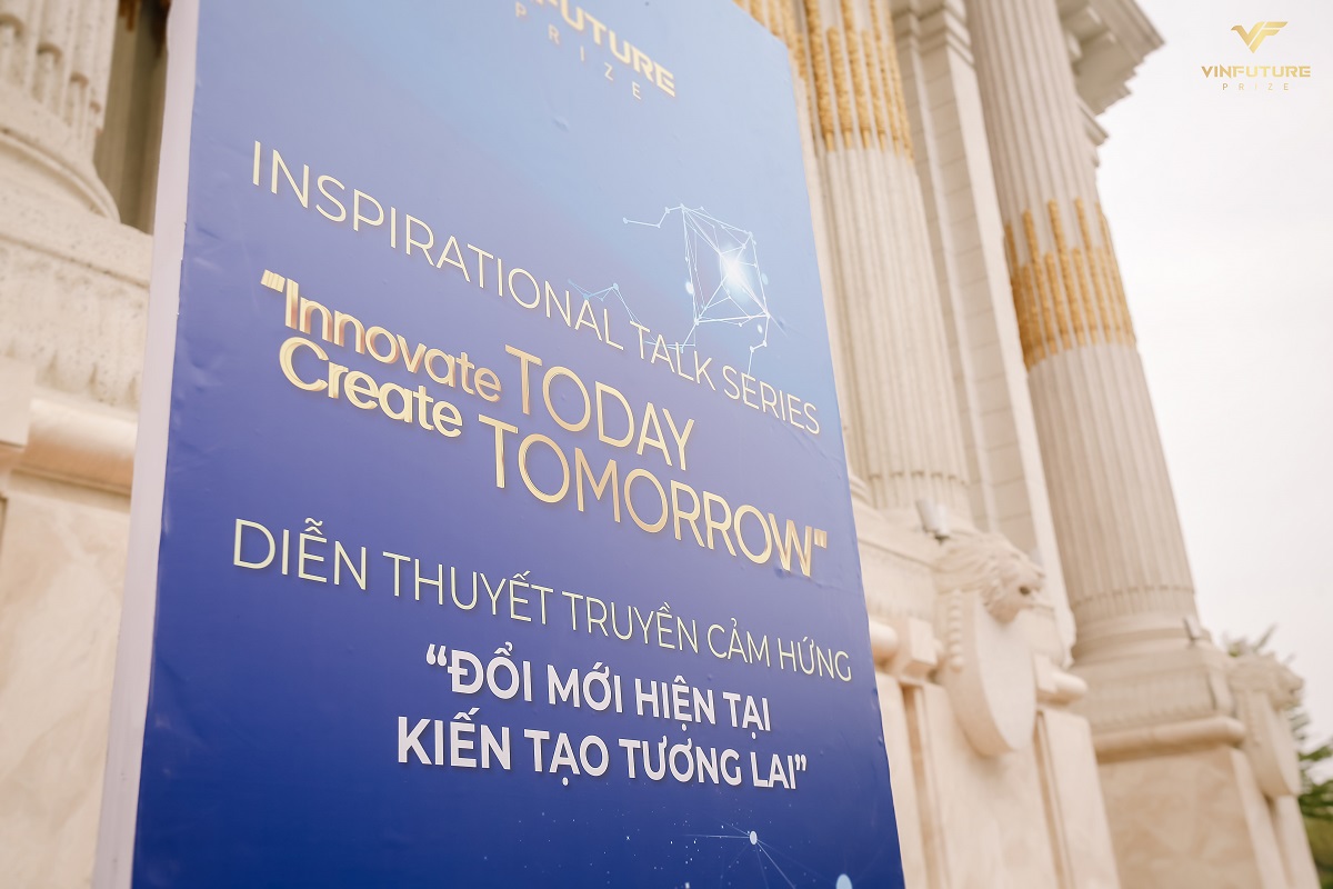 Diễn thuyết truyền cảm hứng: Đổi mới Hiện tại – Kiến tạo tương lai là một trong những hoạt động lớn hướng tới Lễ trao giải VinFuture mùa 2.
