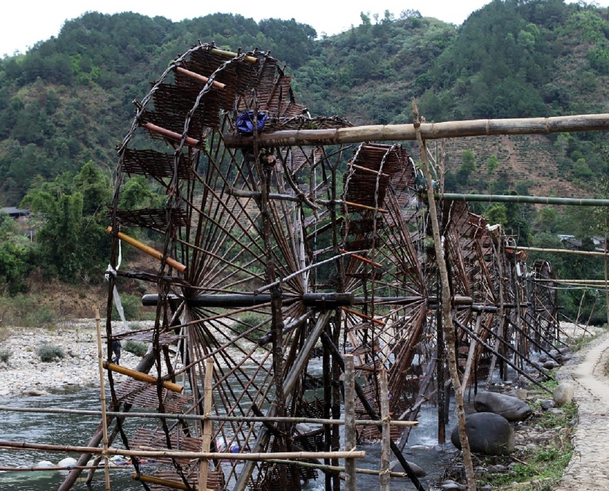 Cọn nước bên suối Nậm Mu, xã Bản Bo, huyện Tam Đường, tỉnh Lai Châu.