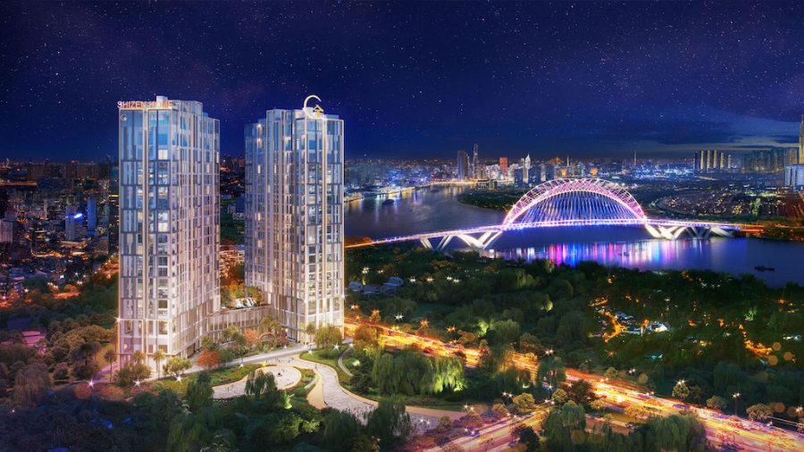 Dự án nhà ở và thương mại Shizen Home có vị trí đắc địa ở quận 7, Tp.HCM.