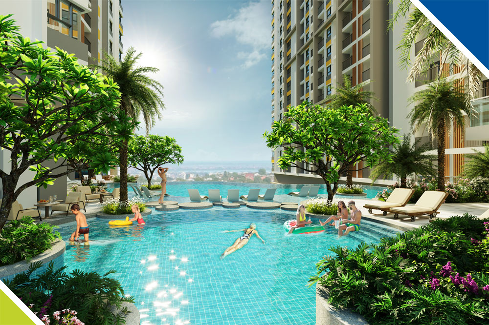 9x An Sương dành phần lớn diện tích cho không gian tiện ích xanh