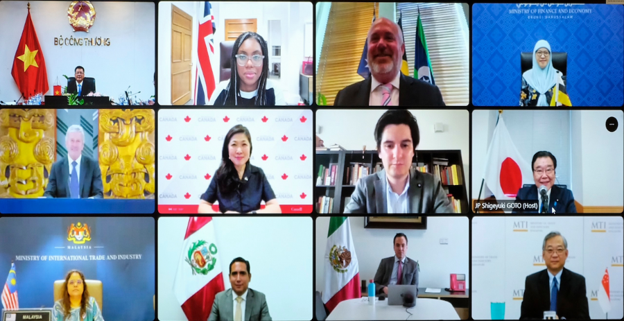 Các nước thành viên Hiệp định CPTPP tham dự cuộc họp.