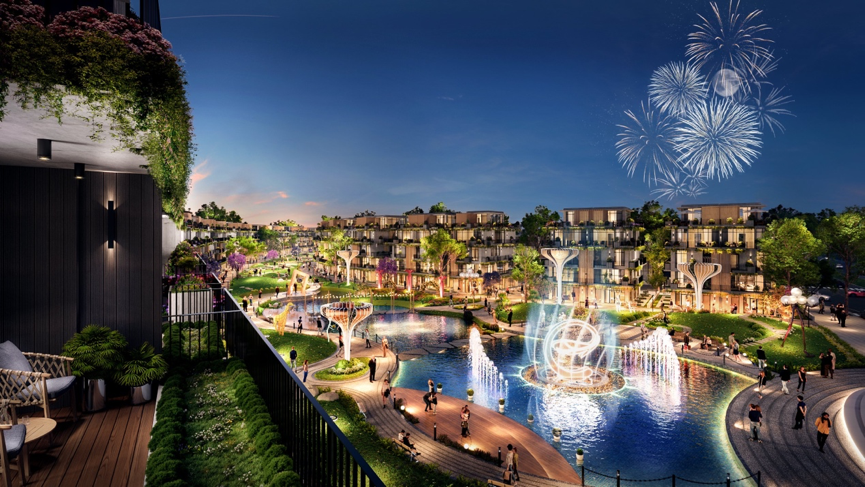 Quảng trường ánh sáng và nhạc nước quy mô 100,000m2.